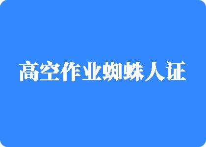 使劲肏屄在线观看视频高空作业蜘蛛人证